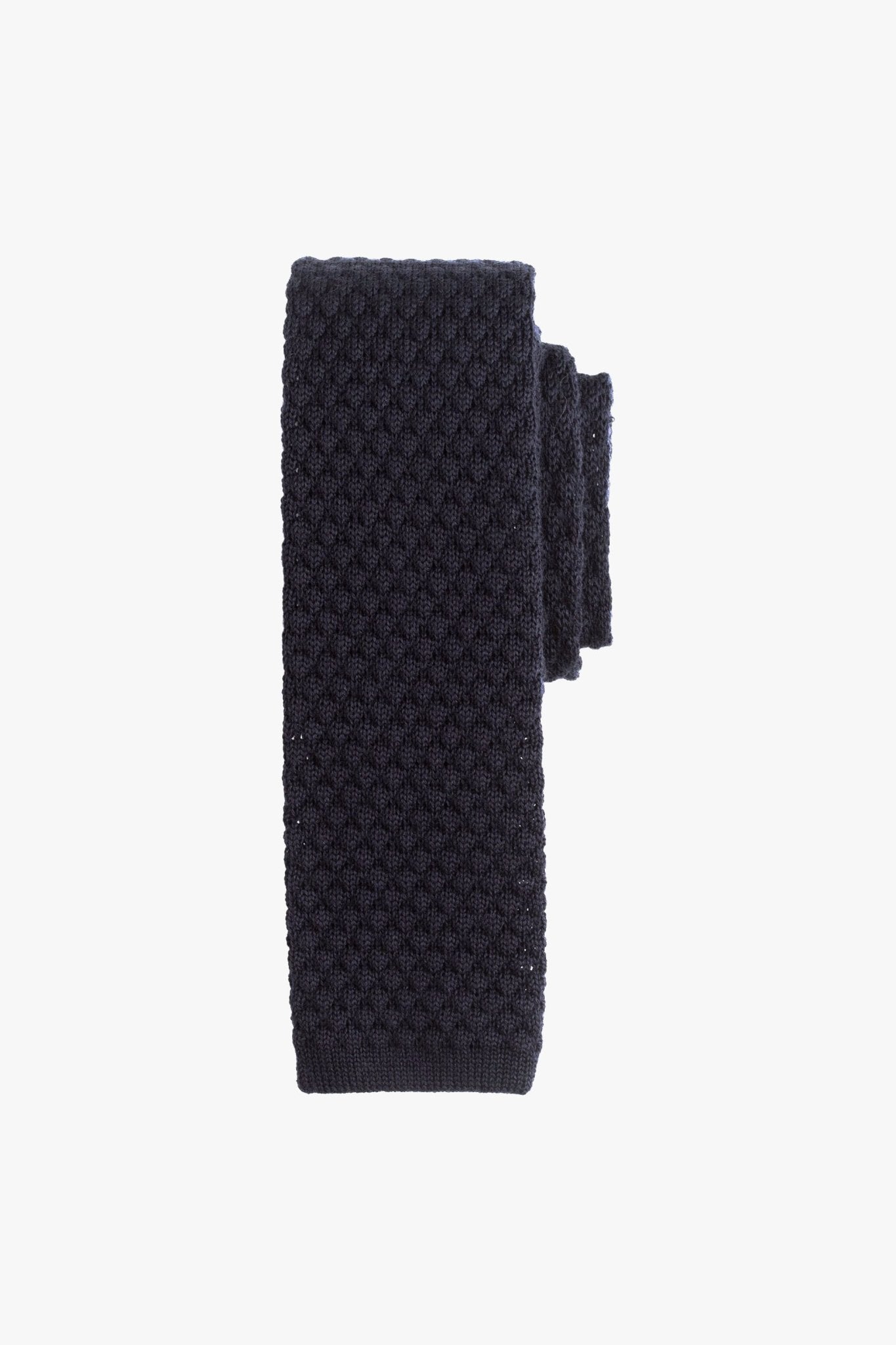 Dark Gray Knitted Tie - My Suited Life